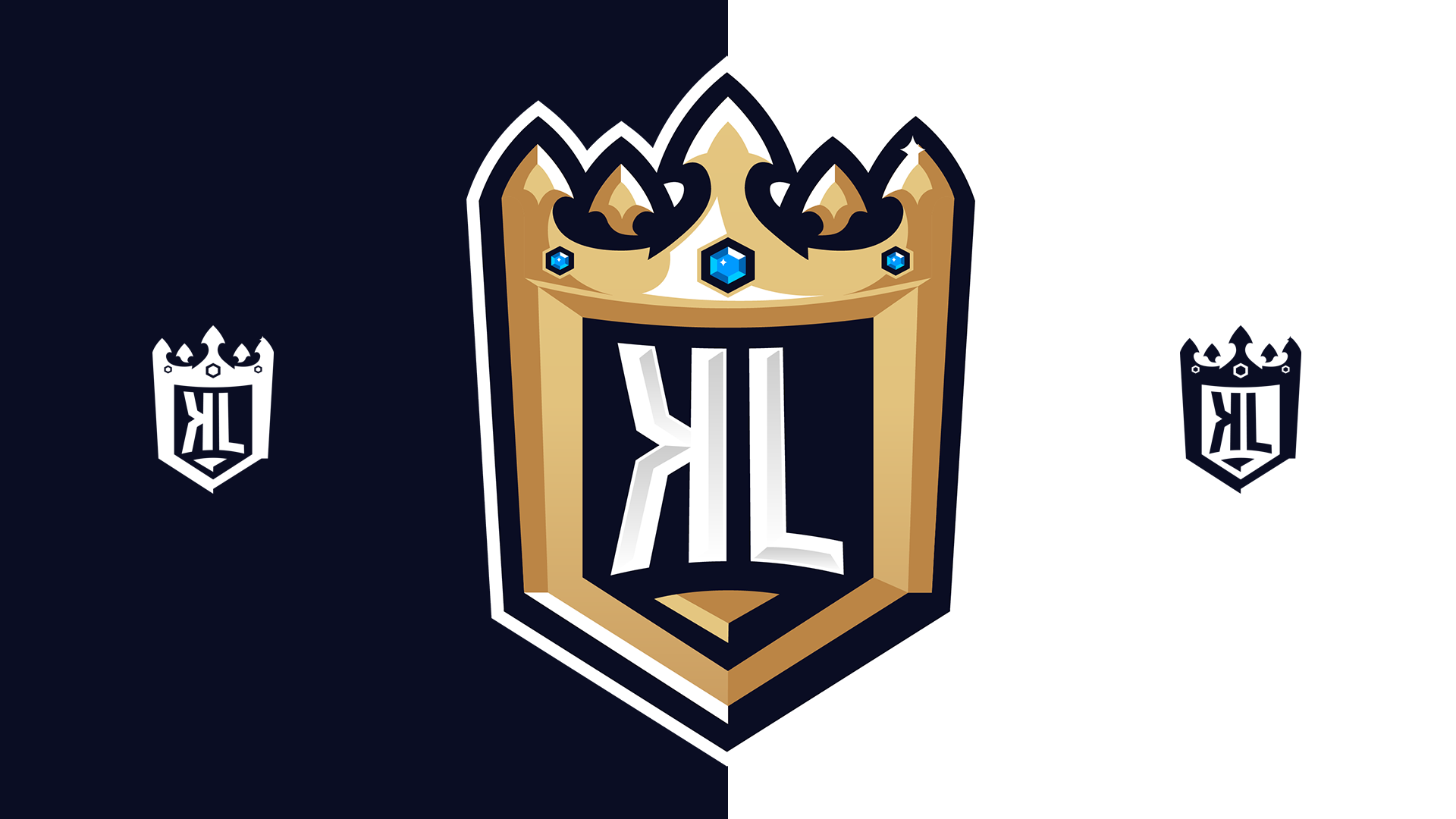 Kingland crown logo design